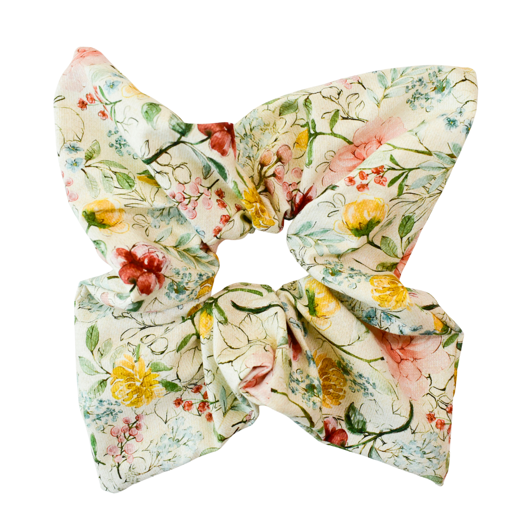 Square Scrunchie - Floral