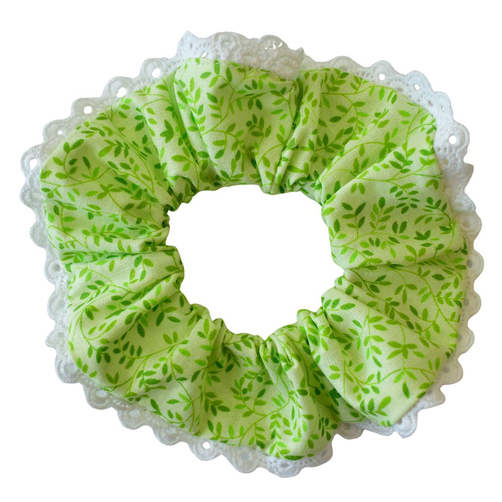 Floral Lace Scrunchie