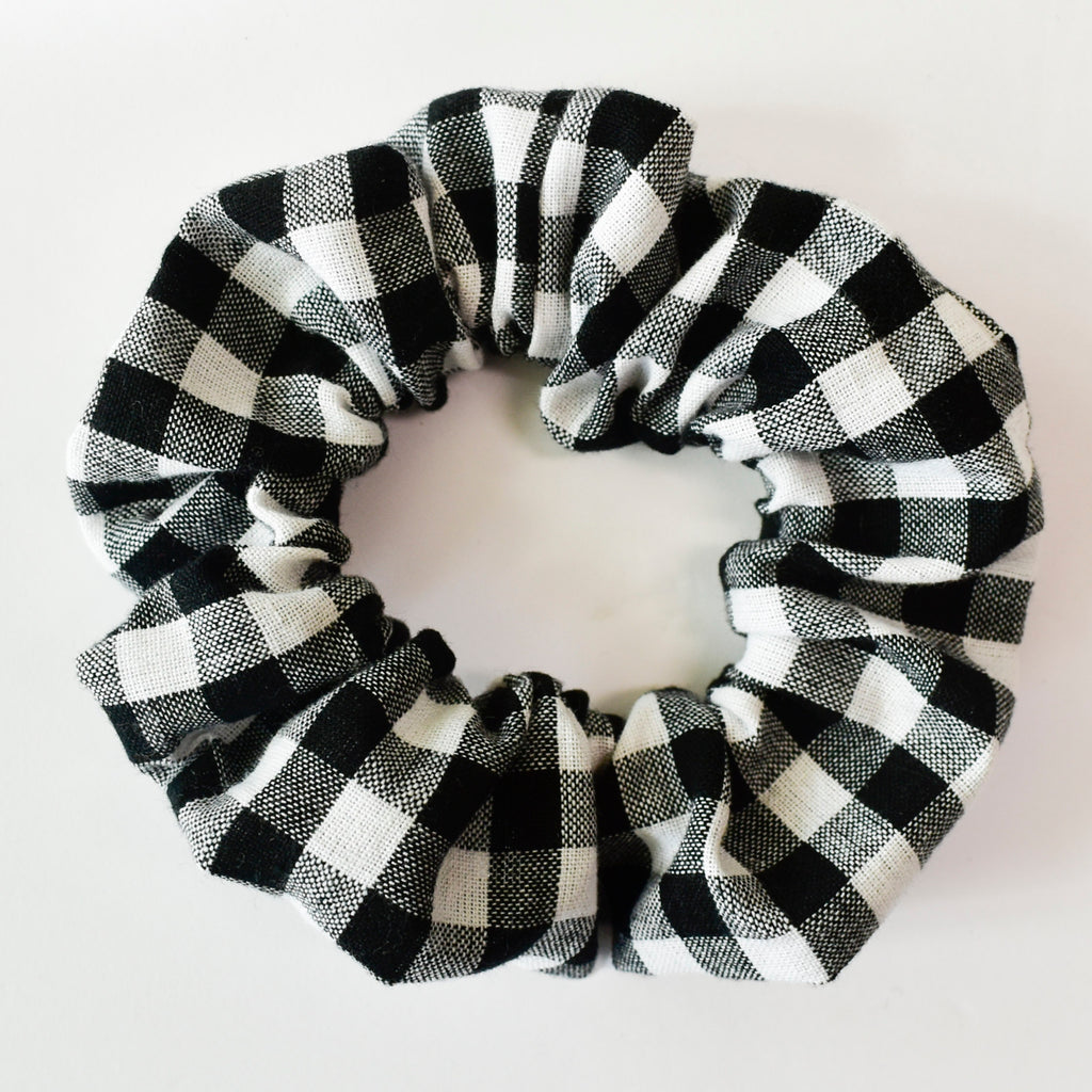 Gingham Scrunchie