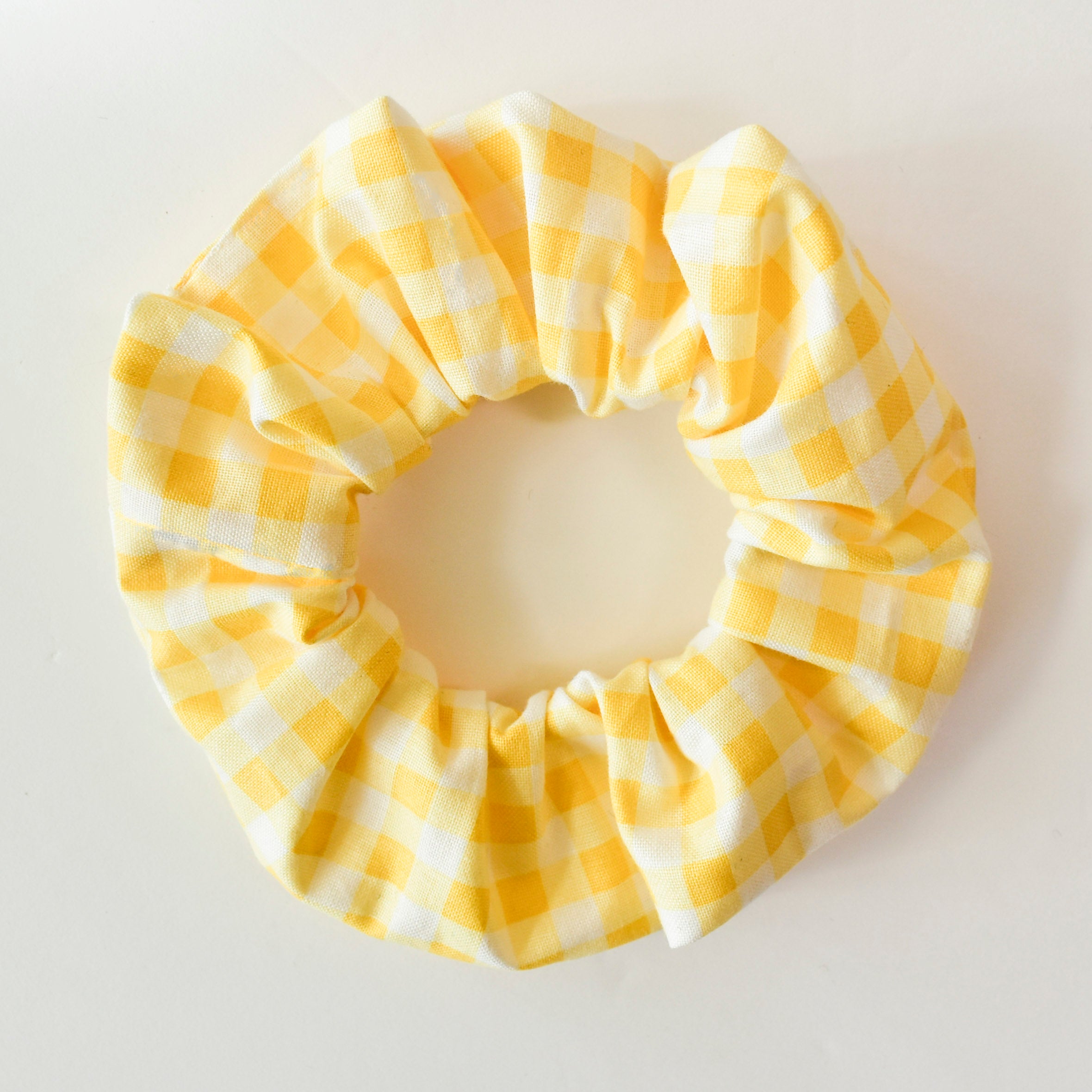 Gingham Scrunchie